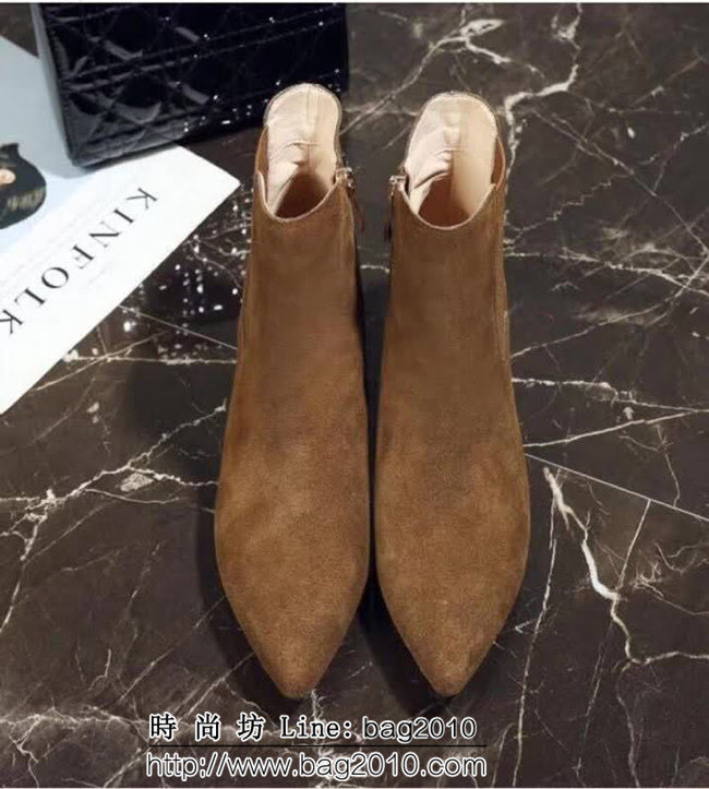 DIOR迪奧 紐約時裝周走秀款 時尚羊京女短靴 QZS2438